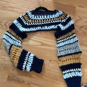 Handmade crochet shrug